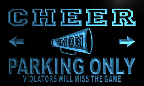 Cheer Mom Parking Only Neon Light Sign